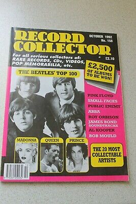 Record Collector N° 158 October 1992 - Beatles Madonna Queen Prince Pink Floyd