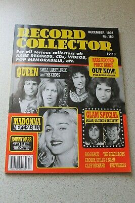 Record Collector N° 160 December 1992 - Queen Madonna Glam Special Johnny Marr