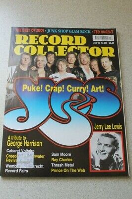 Record Collector N° 269 January 2002 - Yes George Harrison Jerry Lee Lewis