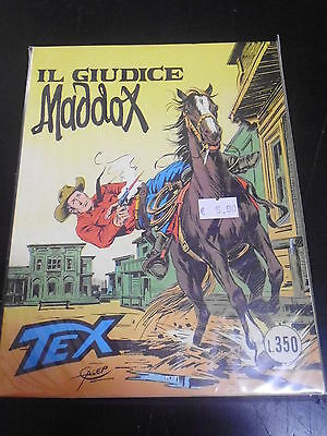 Tex N° 185 Il Giudice Maddox - Originale - Ottimo - Perfetto!!!