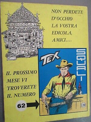 Tex Tre Stelle N° 61 - Marzo 1969 - Edizioni Araldo