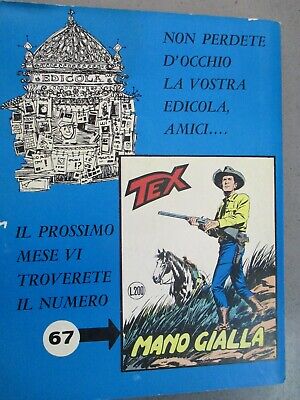 Tex Tre Stelle N° 66 - Agosto 1969 - Edizioni Araldo