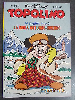 Topolino 1455 - Inserto Moda Autunno / Inverno - Mondadori 1983
