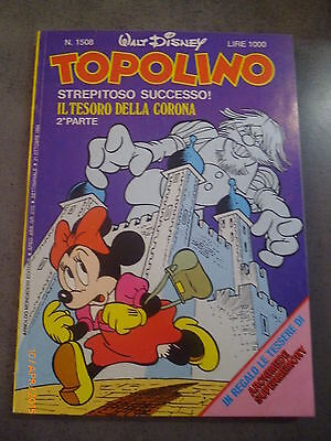 Topolino N° 1508 Del 21 Ottobre 1984 Con Tessere Archimede Supermemory