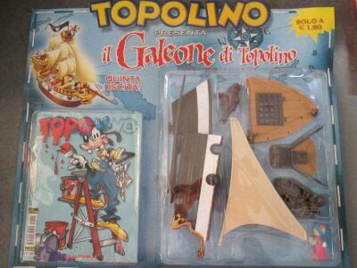 Topolino N° 2524 In Blister Originale Con Il Galeone Dei Bassotti 5°uscita