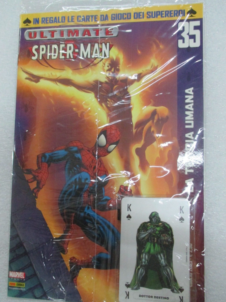 Ultimate Spider-man N° 35 + Carte Da Gioco - In Blister - Panini Comics 2005