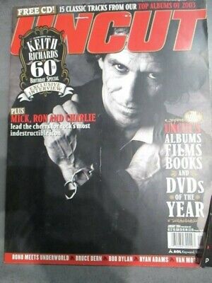 Uncut 80 January 2004 - Keith Richards Bono Vox - Rivista Inglese
