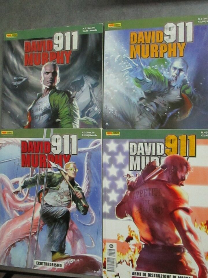 David Murphy 911 1/4 - Recchioni Cremona - Panini Comics 2008 - Serie Completa