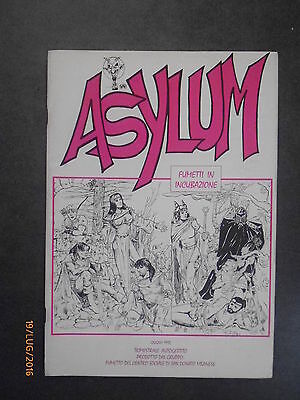 Asylum N° 1 - Fanzine Amatoriale - 1992