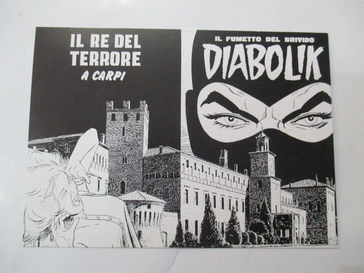 Diabolik Il Re Del Terrore A Carpi - Cartolina Annullo 1° Giorno B/n - 2000