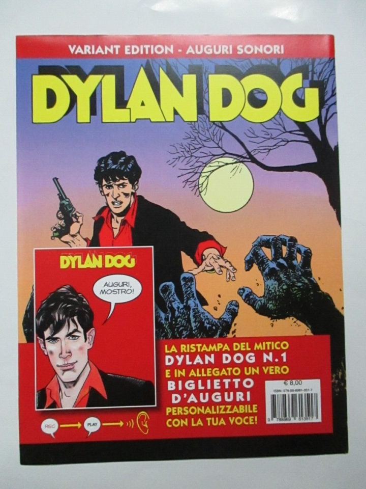 Dylan Dog Variant Edition Auguri Sonori - Sergio Bonelli