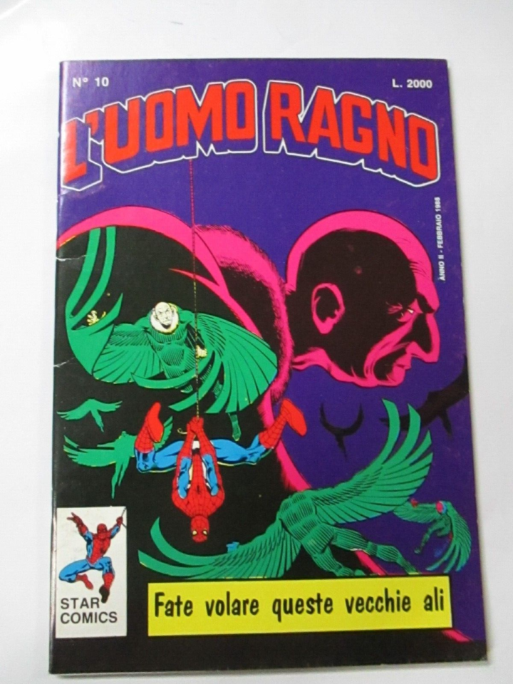 L'uomo Ragno N° 10 - Star Comics 1988 - 1° Edizione Con Bollino