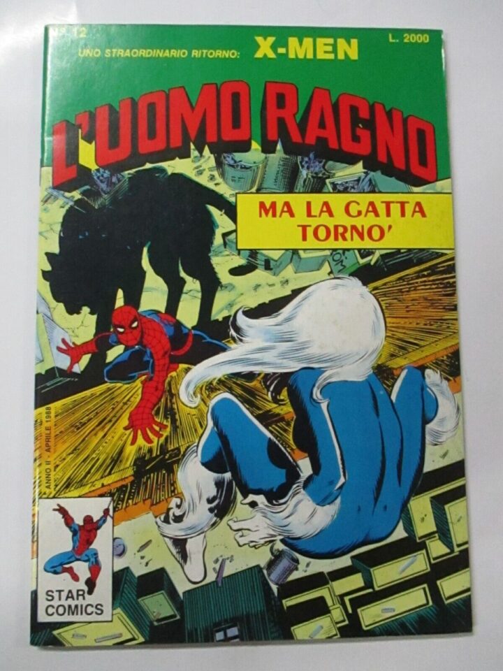 L'uomo Ragno N° 11 - Star Comics 1988 - Ristampa No Bollino