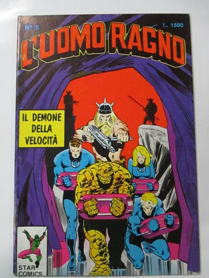 L'uomo Ragno N° 5 - Star Comics 1987 - 1° Edizione Con Bollino