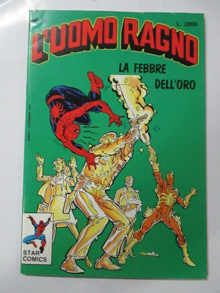 L'uomo Ragno N° 8 - Star Comics 1987 - 1° Edizione Con Bollino