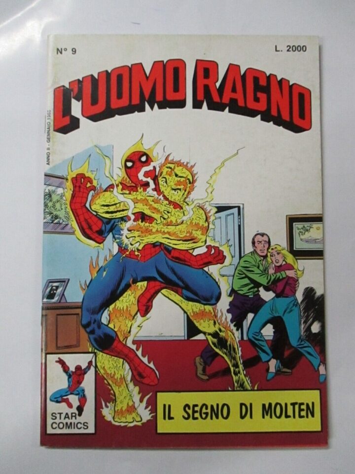 L'uomo Ragno N° 9 - Star Comics 1988 - 1° Edizione Con Bollino