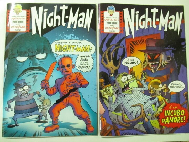 Night-man 1/6 + Album E Figurine - Leo Ortolani - Panini Comics 2022 -completa