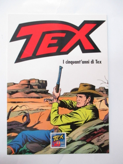 Tex - Cartolina Annullo Primo Giorno Carpi 12/9/1998 Firmata Da Nizzi