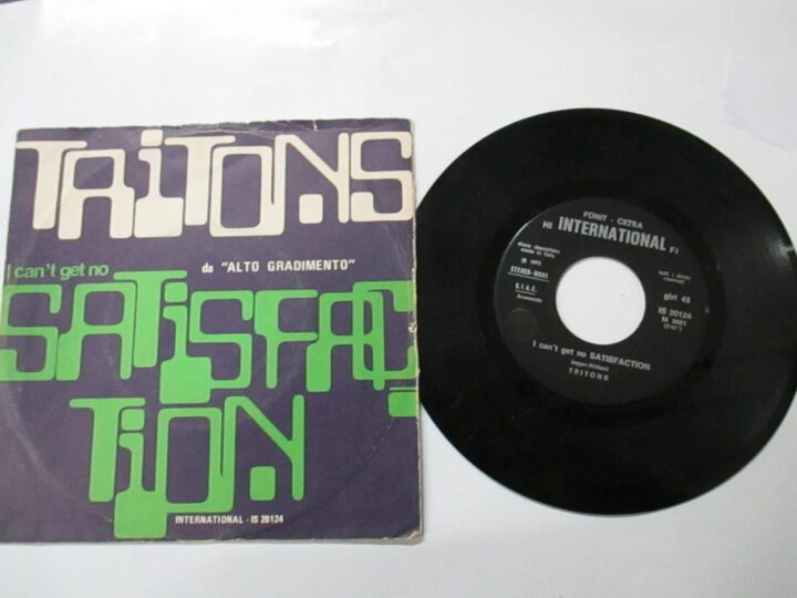 Tritons - I Can't Get No Satisfaction - 7" 45 Giri