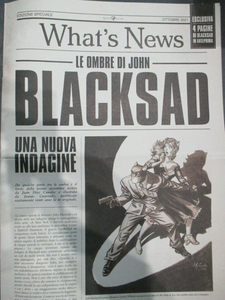 Blacksad Vol. 6 Limited Edition In Cofanetto + Tazza E Giornale - Copia 658/1000