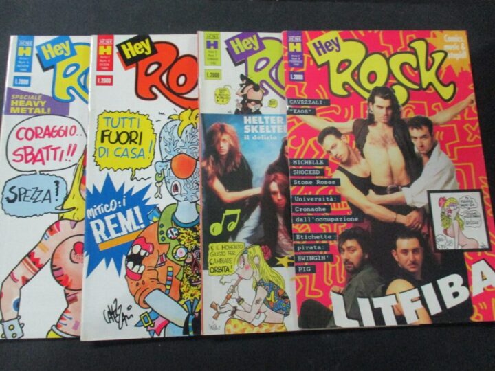Hey Rock 1/10 + Supplemento Vasco Rossi - Ed. Acme 1989 - Serie Completa