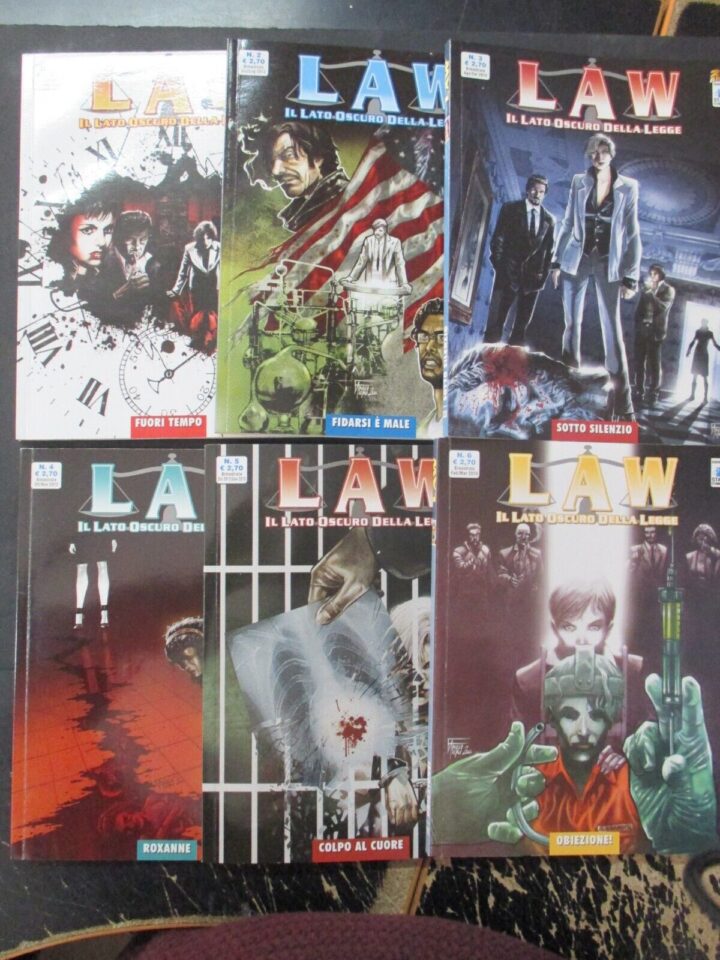 Law Il Lato Oscuro Della Legge 1/6 - Serie Completa - Star Comics 2012