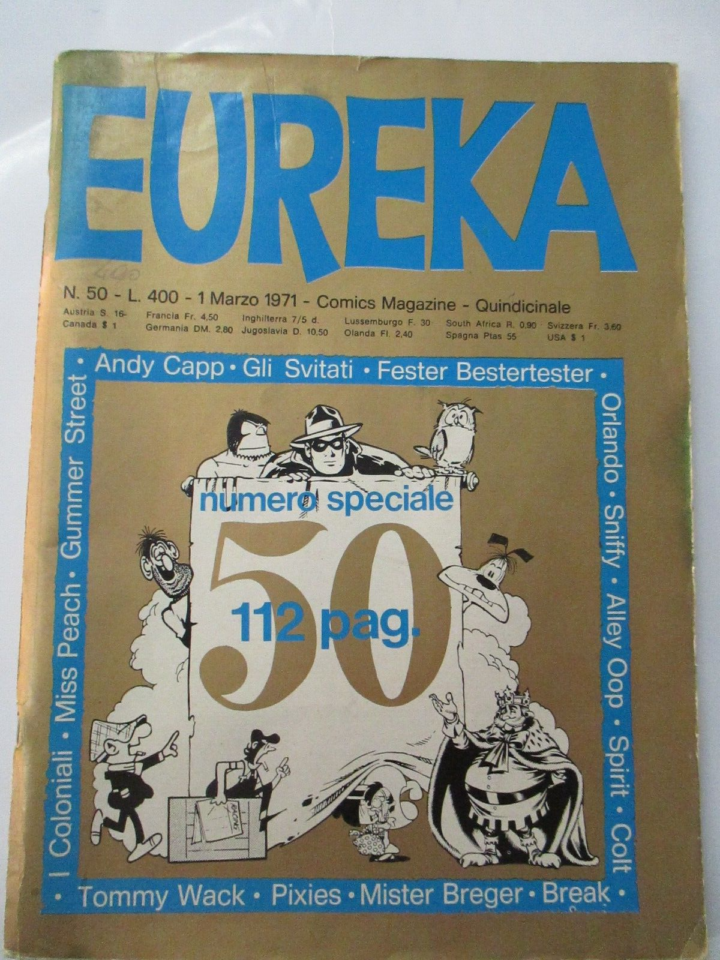 Magnus - Eureka N° 50/1971 - Ed. Corno - Lurid Scorpion 1° Edizione