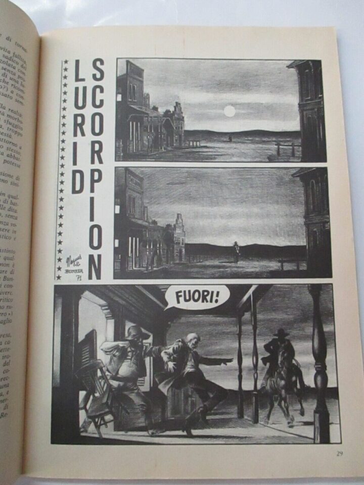 Magnus - Eureka N° 50/1971 - Ed. Corno - Lurid Scorpion 1° Edizione