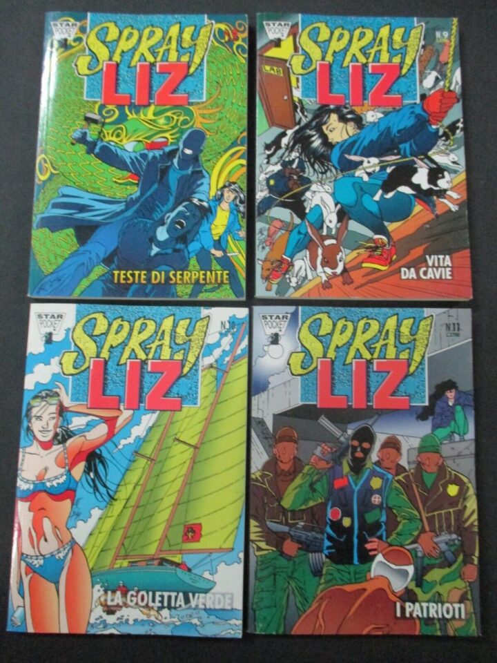 Sprayliz Pocket 0/11 - Luca Enoch - Star Comics 1994 - Serie Completa