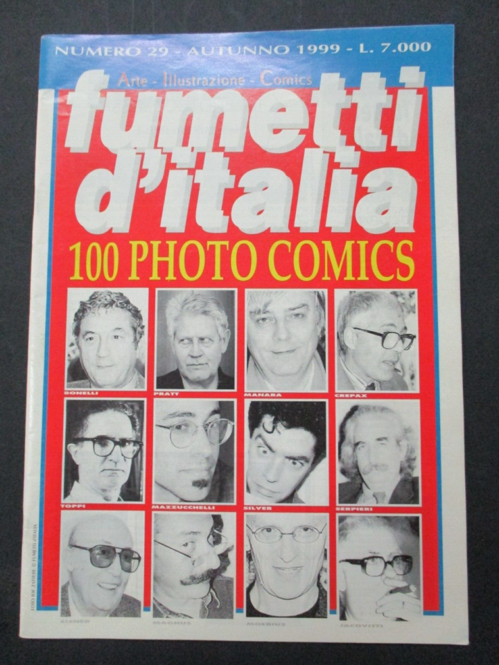 Fumetti D'italia N° 29 - Autunno 1999 - 100 Photo Comics