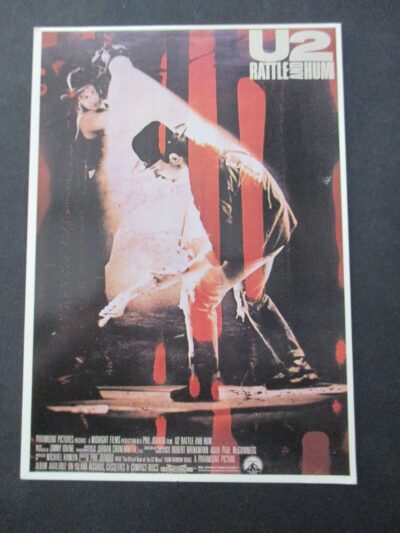 U2 Rattle And Hum The Movie - Cartolina Promozionale 2