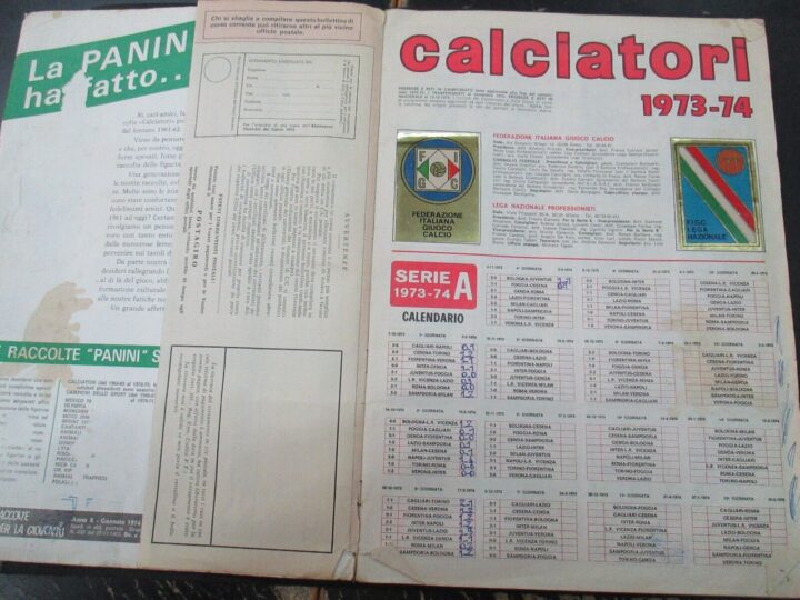 Album Calciatori Panini 1973-74 - Completo - Discreto