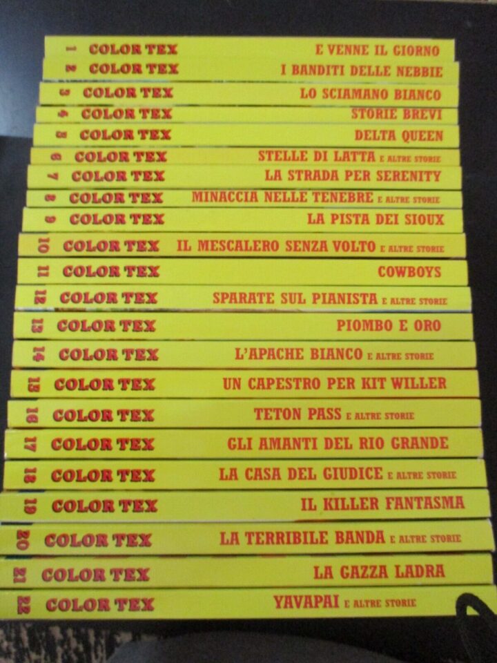 Color Tex 1/22 - Sergio Bonelli 2011 - Serie Completa