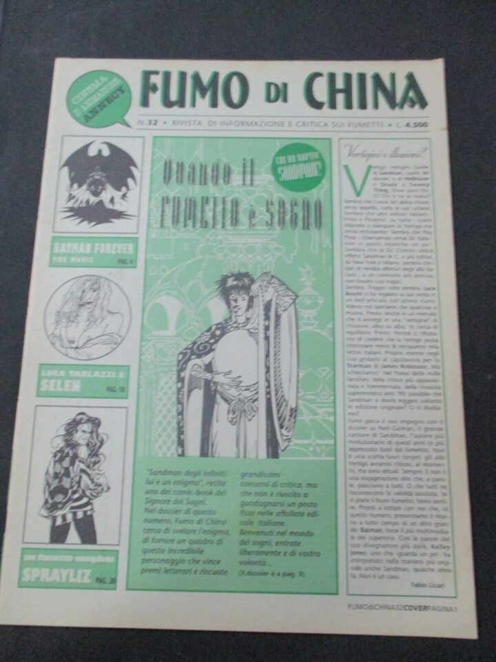Fumo Di China N° 32/1995 - Sandman - Sprayliz