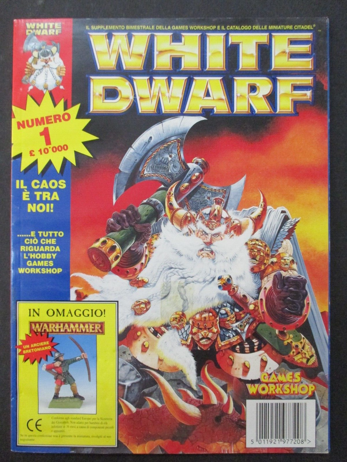 White Dwarf N° 1 + Inserto Da Costruire – Games Workshop 1997 