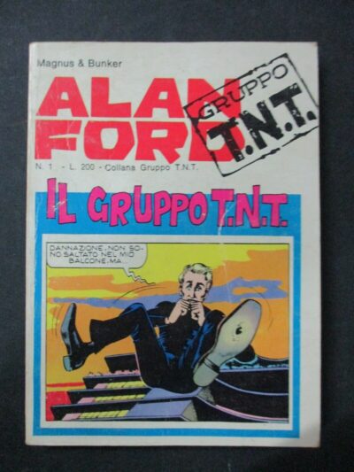Alan Ford Gruppo T.n.t. 1/100 - Ed. Corno 1973 - Sequenza - 7 Numeri - Magnus