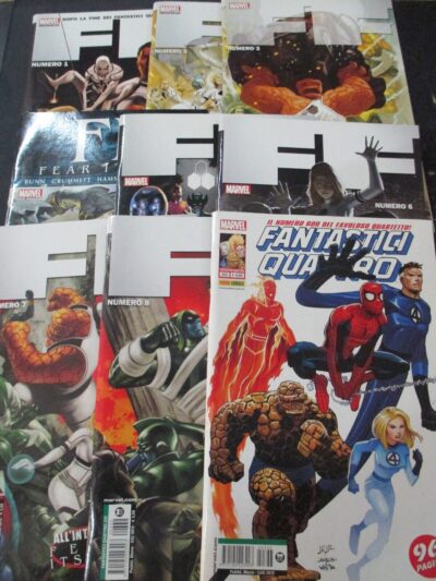 Fantastici Quattro Ff 1/8 + Numero 333 (600) - Panini Comics 2011 - Completa