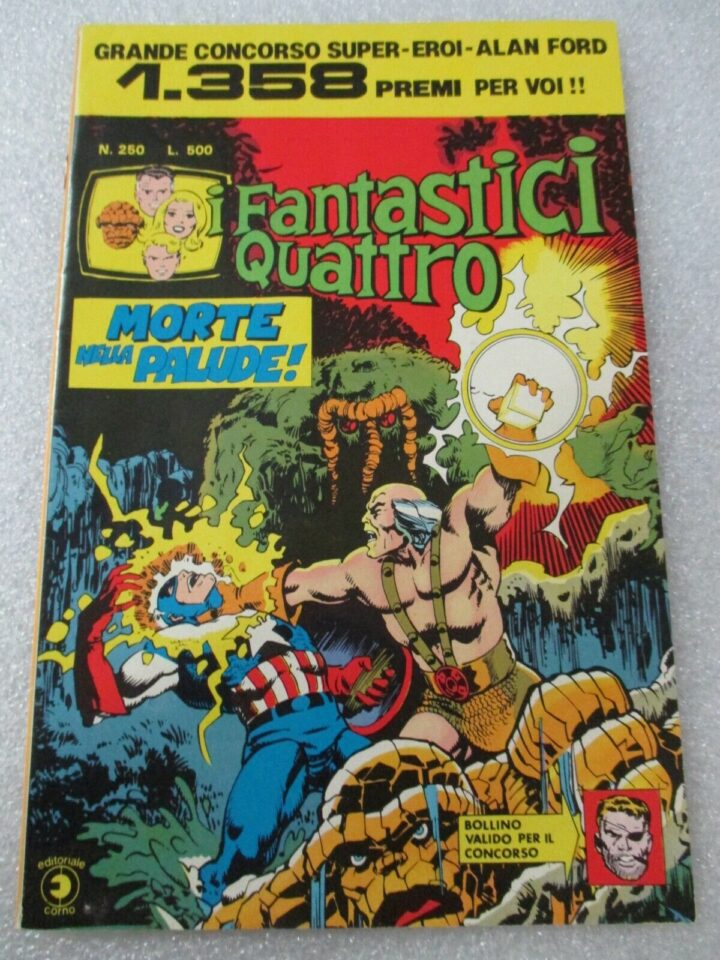 Fantastici Quattro N° 250 - Ed. Corno 1980