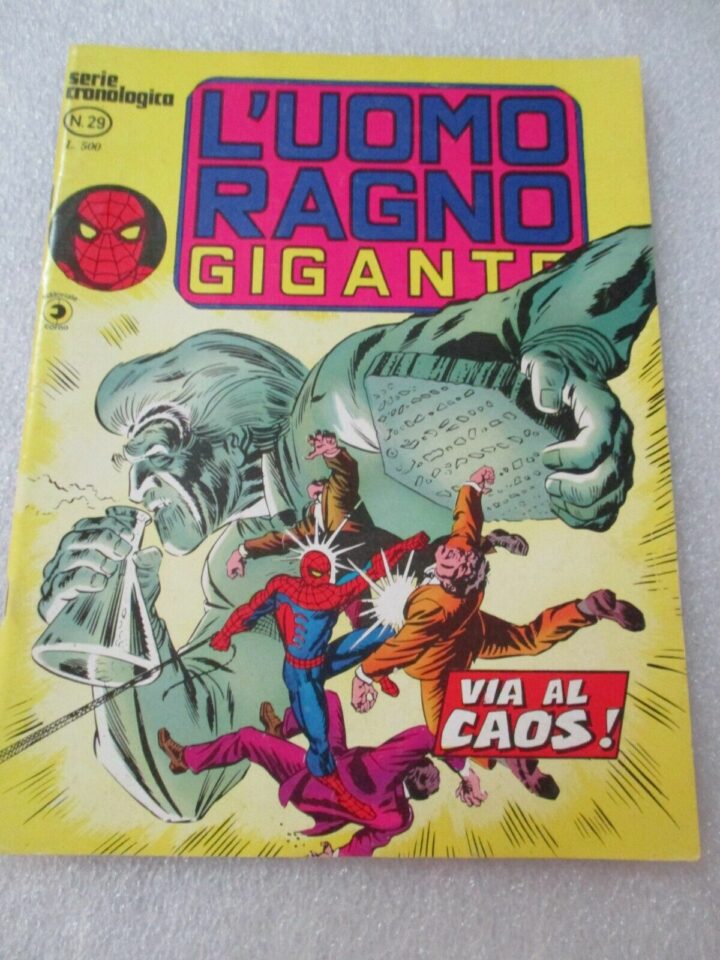 L'uomo Ragno Gigante N° 29 - Ed. Corno 1978