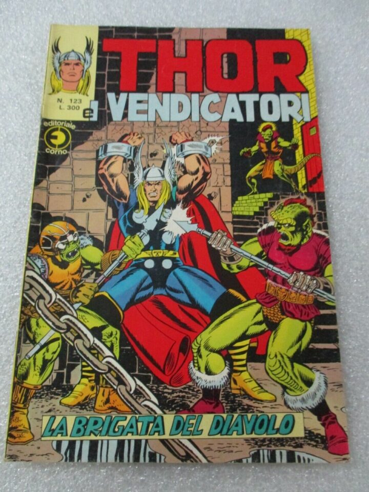 Thor E I Vendicatori N° 123 - Ed. Corno 1976