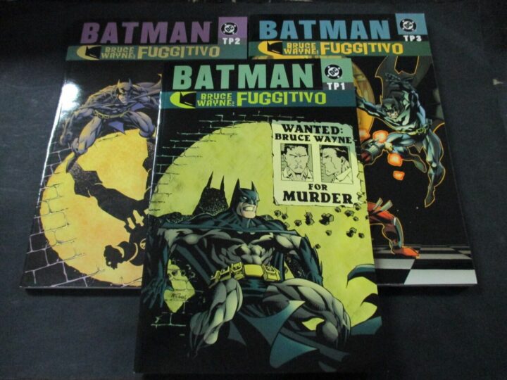 Batman Bruce Wayne Fuggitivo 1/3 - Play Press 2003 - Serie Completa