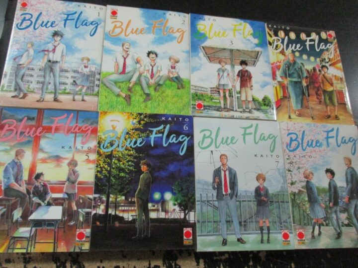 Blue Flag 1/8 - Panini Comics Planet Manga - Serie Completa