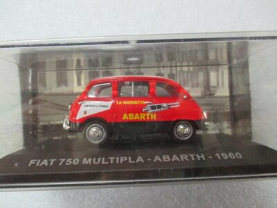 Fiat 750 Multipla - Abarth - 1960 - Modellino In Metallo Scala 1:43
