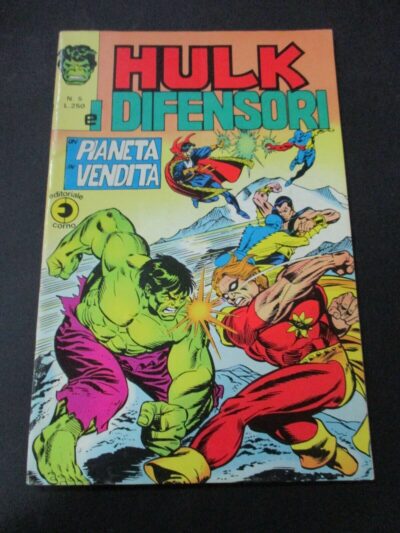 Hulk E I Difensori N° 5 - Ed. Corno 1975