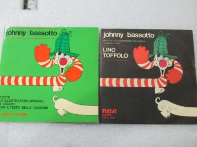 Lino Toffolo - Johnny Bassotto - 7" 45 Giri + Libretto Testo E Illustrazioni
