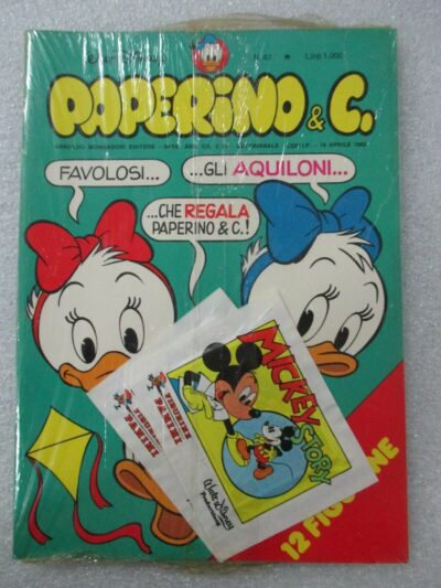 Paperino & C. 42 In Blister + 2 Bustine Figurine Mickey Story - Mondadori 1982
