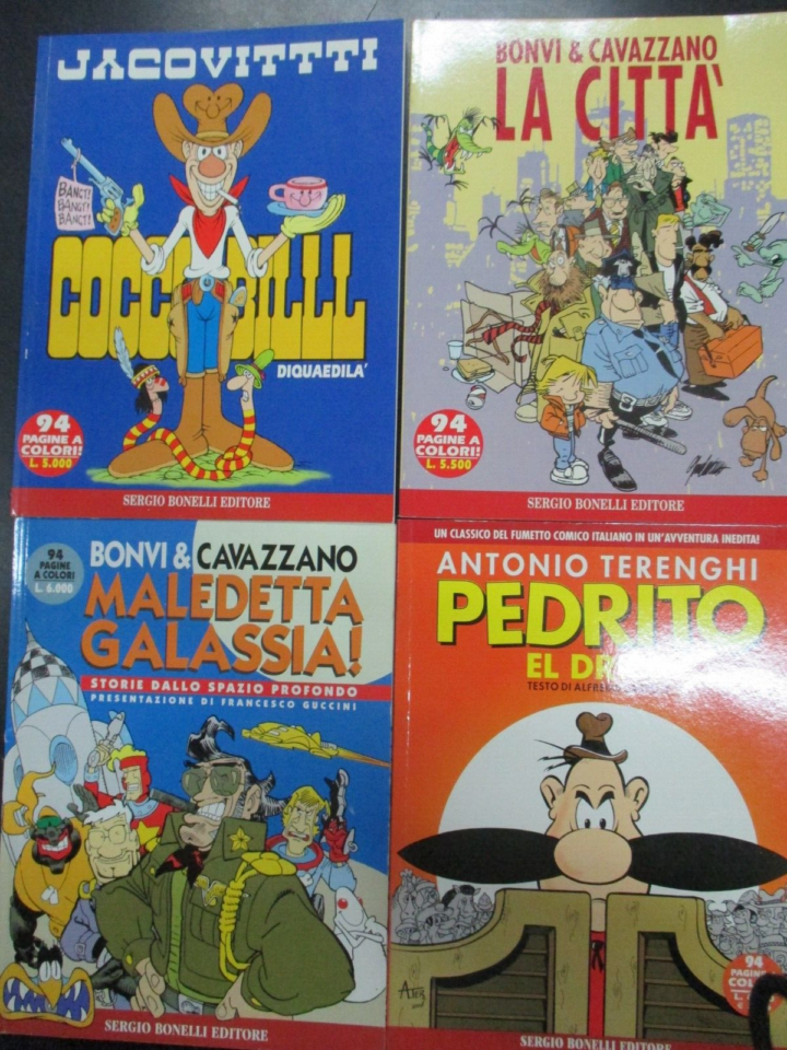 I Grandi Comici Del Fumetto 1/4 - Sergio Bonelli 1997 - Serie Completa