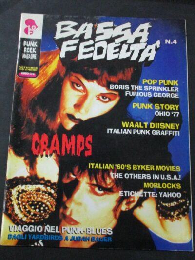 Bassa Fedelta' Punk Rock Magazine N° 4 Anno 1997