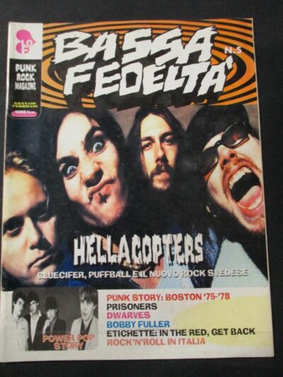 Bassa Fedelta' Punk Rock Magazine N° 5 Anno 1998