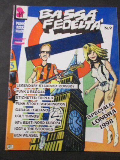 Bassa Fedelta' Punk Rock Magazine N° 9 Anno 1998